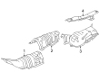 Diagram for Mazda 3 Exhaust Heat Shield - BP4K-56-441F
