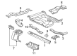 Diagram for Mazda B2300 Rear Crossmember - 1F70-53-162