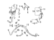 Diagram for Mazda Power Steering Pump - BBM5-32-600A