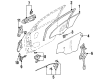 Diagram for Mazda 626 Door Latch Assembly - GC1N-59-310C