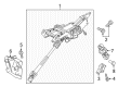 Diagram for Mazda Steering Column - CG36-32-10X