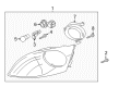 Diagram for Mazda CX-7 Light Socket - EH46-51-064