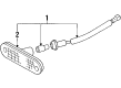 Diagram for Mazda Miata Side Marker Light - NA01-51-5H1C