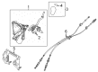 Diagram for Mazda 5 Shift Cable - CD85-46-500B