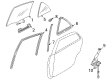Diagram for Mazda Window Run - B25H-72-602A