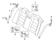 Diagram for Mazda Seat Belt - GJY9-57-730A