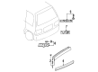Diagram for Mazda MPV Emblem - H261-51-710