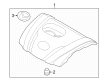Diagram for Mazda CX-5 Engine Cover - PX1P-10-2F0A