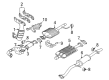 Diagram for Mazda Tribute Exhaust Pipe - ZZC1-40-500