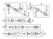 Diagram for Mazda 3 CV Boot - FTU8-22-540