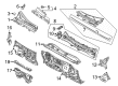 Diagram for Mazda CX-30 Grille - DGH9-50-7P0A