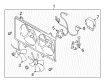 Diagram for Mazda 6 Radiator fan - AJB4-15-025E