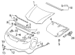 Diagram for Mazda Hood Release Cable - GD7A-56-720