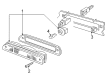 Diagram for Mazda B3000 Third Brake Light - 1F02-51-580