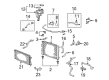 Diagram for Mazda Tribute Radiator Support - ZZCA-15-251