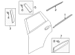 Diagram for Mazda Door Moldings - KB7W-51-RC0D