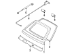 Diagram for Mazda GLC Weather Strip - B001-62-761E