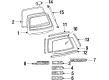 Diagram for Mazda 323 Emblem - BF8151771