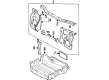 Diagram for Mazda MPV Radiator Support - LC11-53-100B