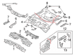 Diagram for Mazda CX-3 Rear Crossmember - D10E-53-71XA