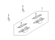Diagram for Mazda 5 License Plate Lights - C235-51-270C