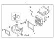 Diagram for Mazda Evaporator - BJ0M-61-520