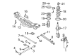 Diagram for Mazda 626 Bump Stop - GE4T-28-111