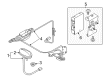 Diagram for Mazda MX-5 Miata Antenna Cable - NH20-66-940C