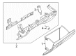 Diagram for Mazda Glove Box - BJS7-64-030A-02
