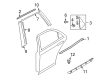 Diagram for Mazda CX-7 Door Moldings - EG21-51-RD0E
