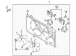 Diagram for Mazda CX-7 Radiator fan - L3BT-15-025B
