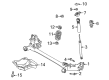 Diagram for Mazda Strut Mounts - BCKE-28-380