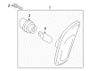 Diagram for Mazda Side Marker Light - NA1J-51-5F0B
