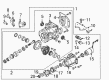 Diagram for Mazda Axle Beam Mount - L214-28-68XB