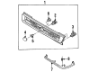 Diagram for Mazda Protege Grille - BBYD-50-710A