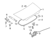 Diagram for Mazda Trunk Lock Cylinder - NEY5-76-230