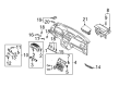 Diagram for Mazda 6 Instrument Panel Light Bulb - GJ6A-55-431