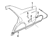 Diagram for Mazda 626 Fuel Door - GA2K-42-410A