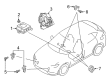 Diagram for Mazda Air Bag Control Module - KEAD-57-K30E