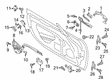 Diagram for Mazda CX-3 Exterior Door Handle - KD53-58-41XE-2M
