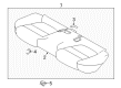 Diagram for Mazda 6 Seat Cushion - G46G-57-200-02