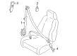 Diagram for Mazda Protege Seat Belt - B25D-57-690B-43