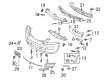 Diagram for Mazda CX-9 Bumper Cover - TD11-50-031H-BB