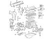 Diagram for Mazda Engine Cover - 1F70-10-220