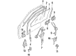 Diagram for Mazda GLC Front Door Striker - B001-58-361A