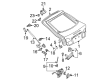 Diagram for Mazda Liftgate Lock Actuator - G22G-62-310M