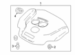 Diagram for Mazda CX-5 Emblem - PXD5-10-2D9