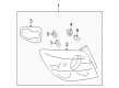 Diagram for Mazda 3 Tail Light Lens - BN8F-51-170C