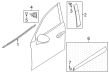 Diagram for Mazda CX-30 Door Moldings - DGH9-50-640A