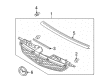 Diagram for Mazda Protege Grille - BN7H-50-710A